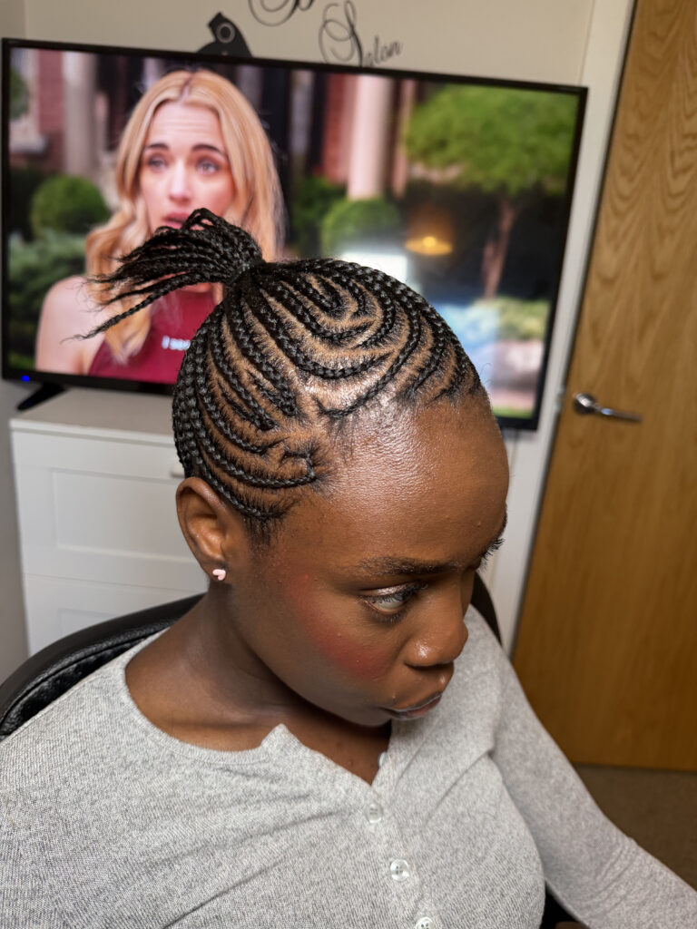 natural hair cornrows shuku